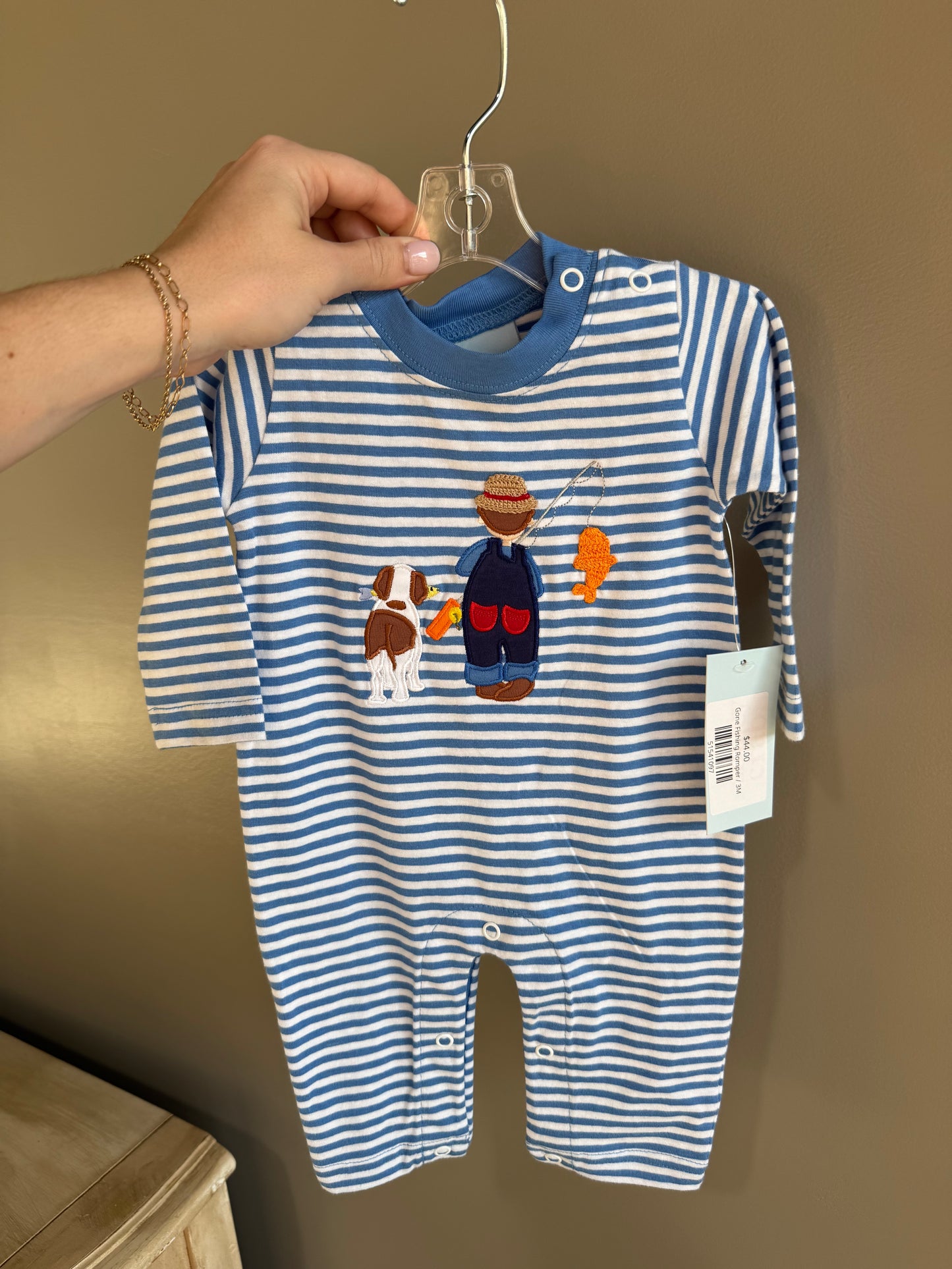 Gone Fishing Romper