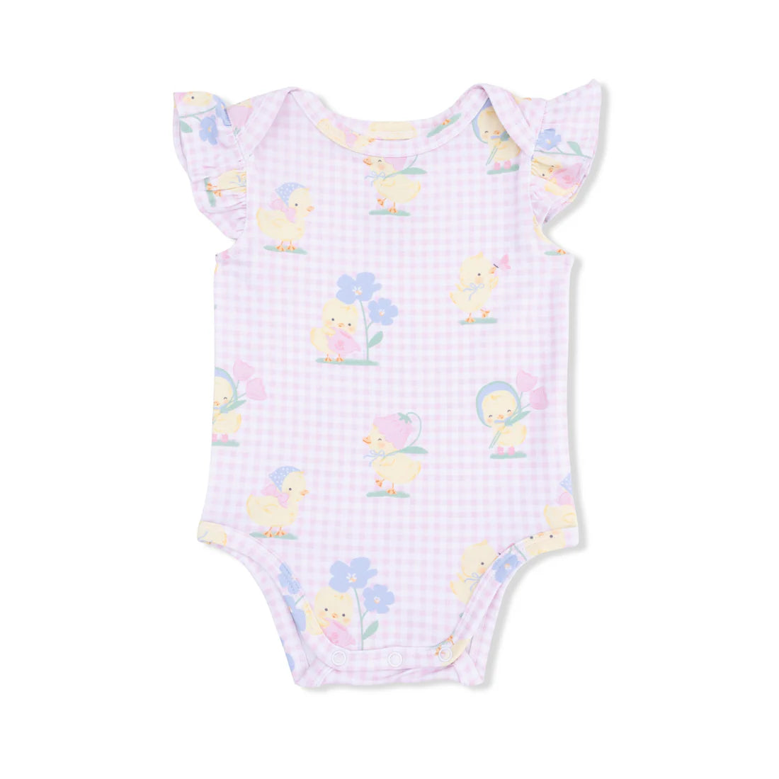 Vintage Spring Duck Bamboo Onesie