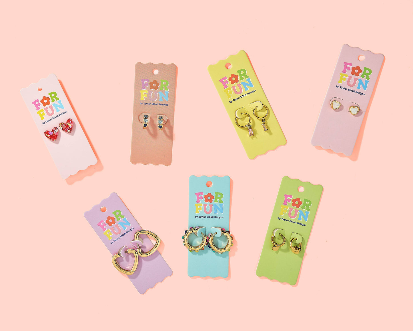Huggie Earrings Colorful Beads Miley