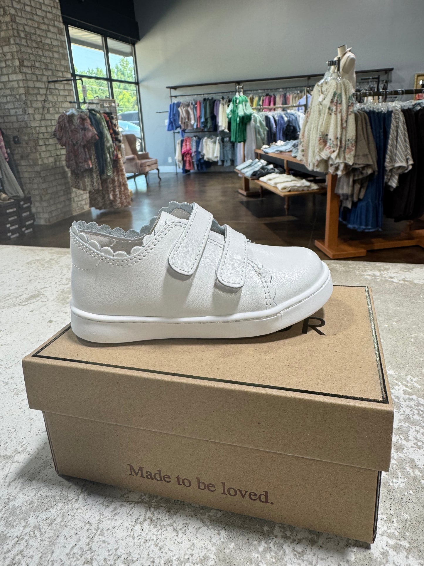 Caroline Scalloped Sneaker
