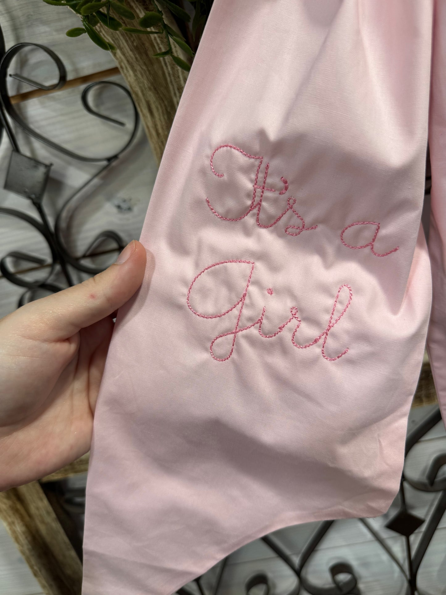 Newborn Bow Sash It’s a girl!