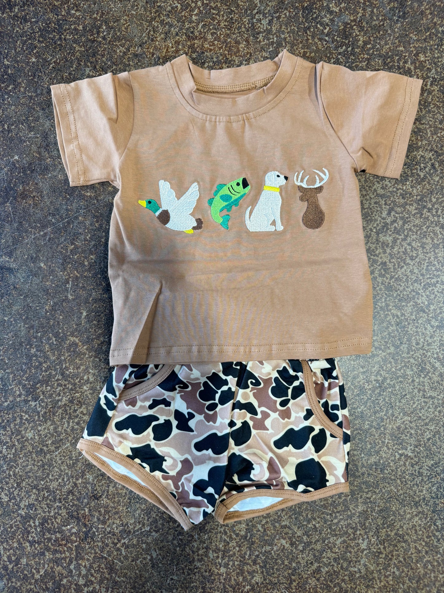Brown Camo Set