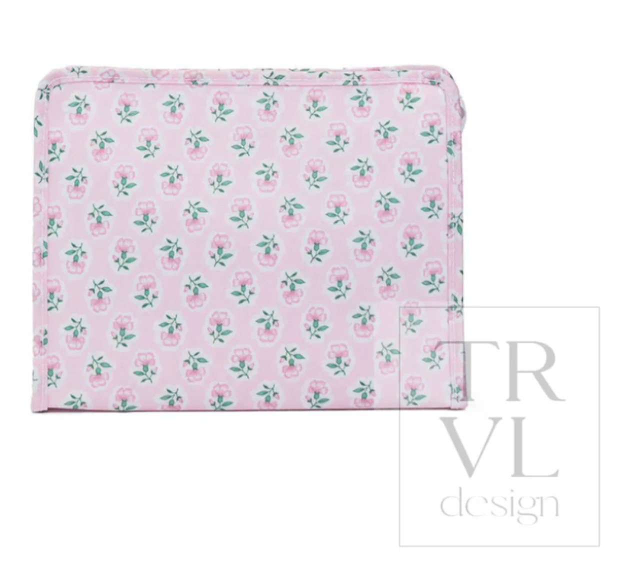 ROADIE LARGE Zip Pouch - PETITE FLEUR PINK