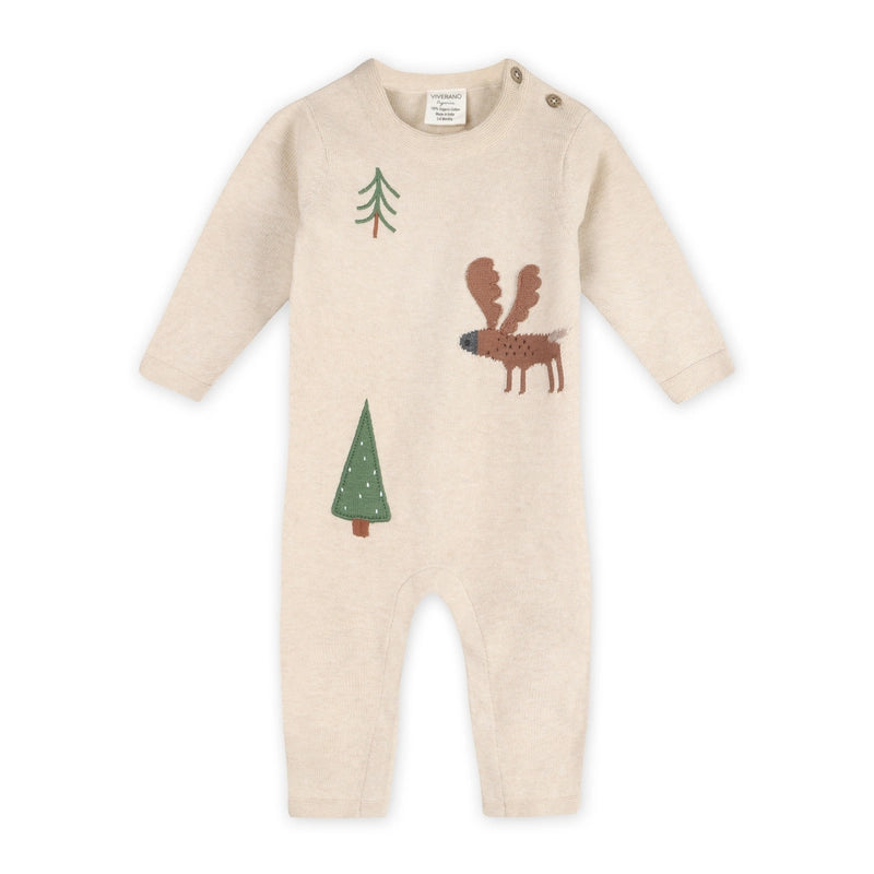 Moose Applique Jumpsuit