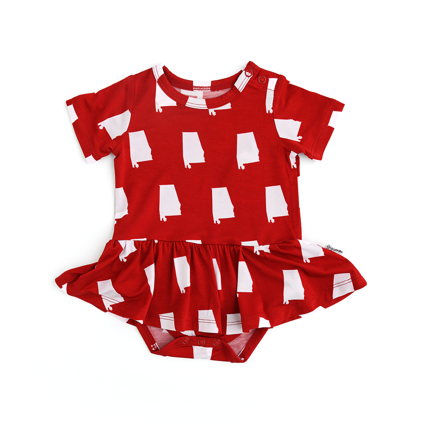 Bamboo Kids Girl Baby Toddler Clothing Tutu Alabama Crimson & White