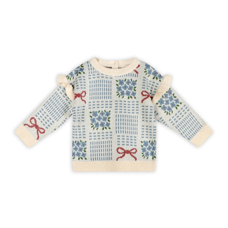 Floral Bow Sweater Organic