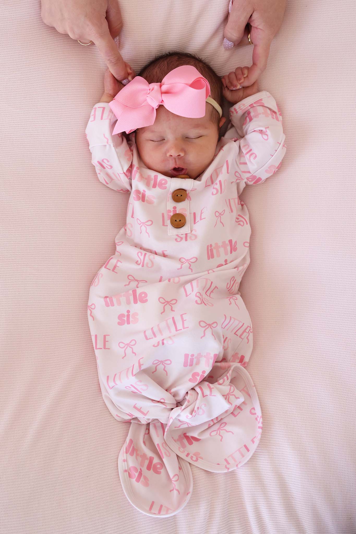 Newborn Knot Gown Little Sis