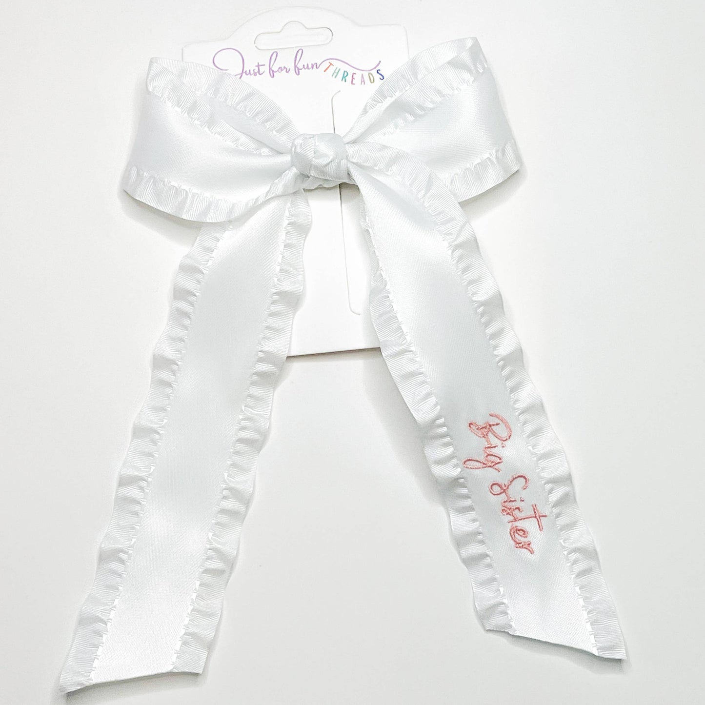 Big Sister long tail Hair Bow