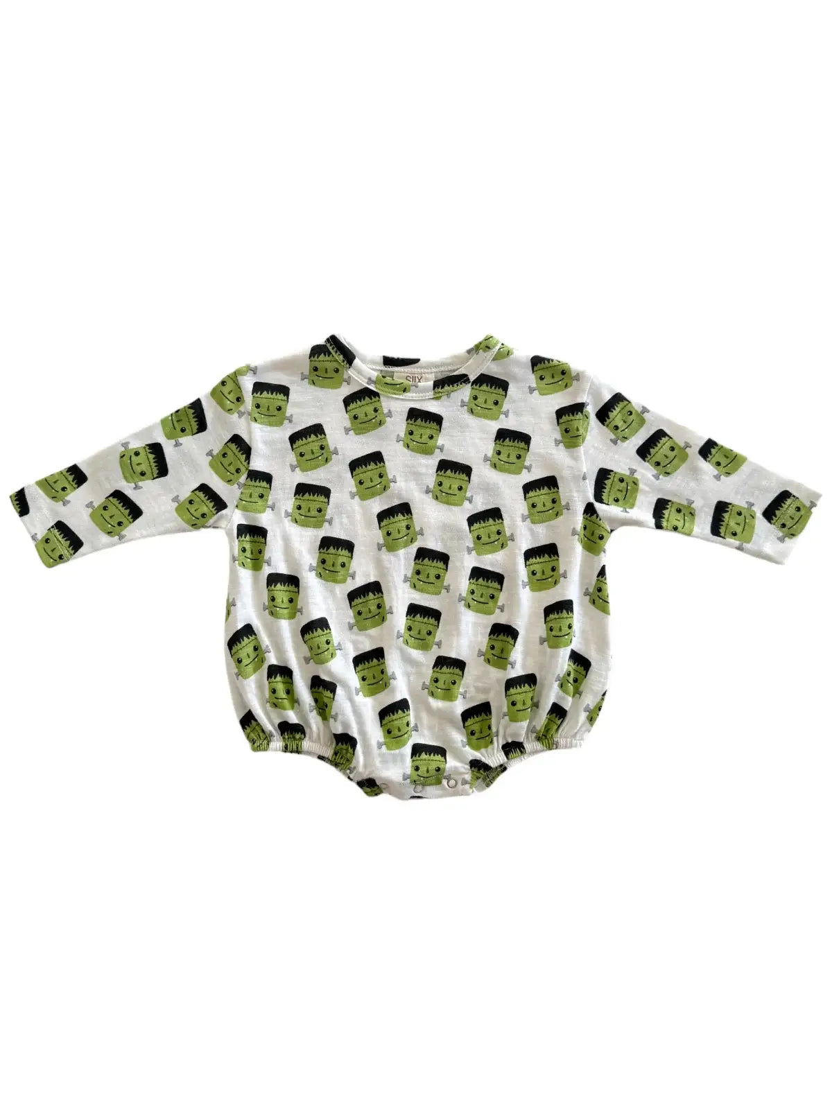 Halloween Monster / Organic Long Sleeve T-Shirt Bubble