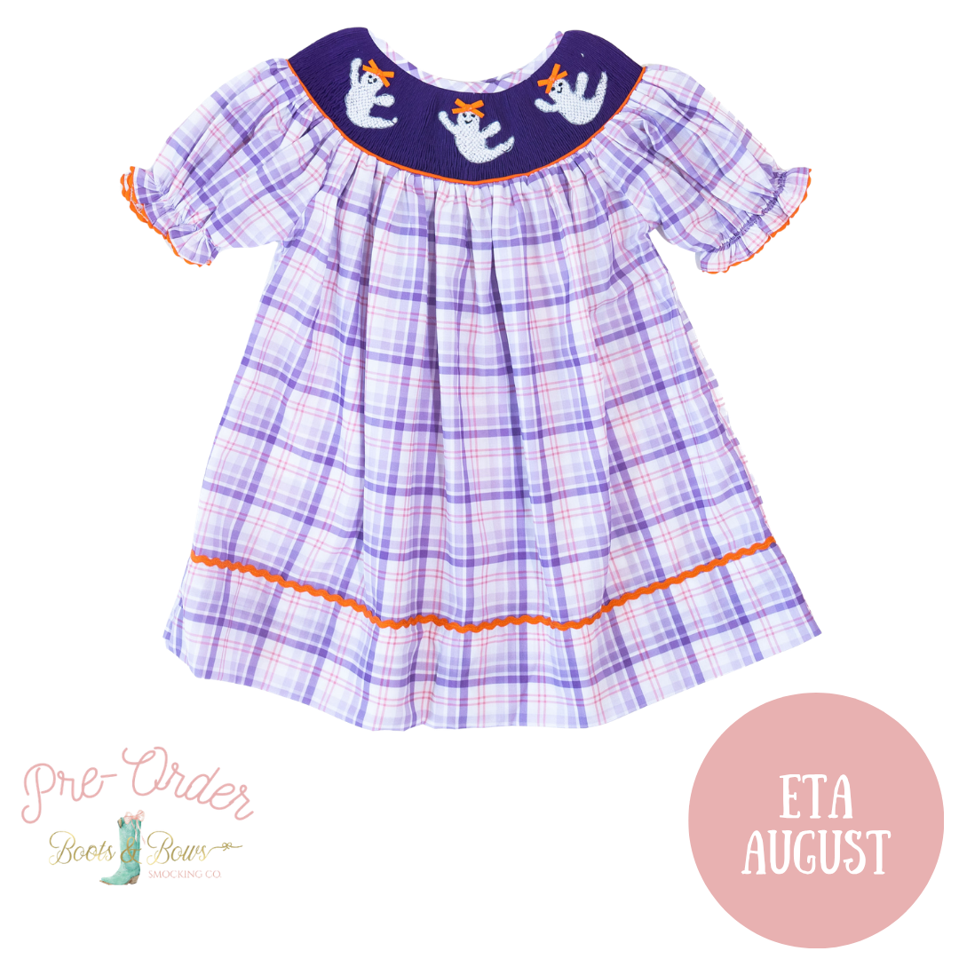 Ghost Smocked Dress