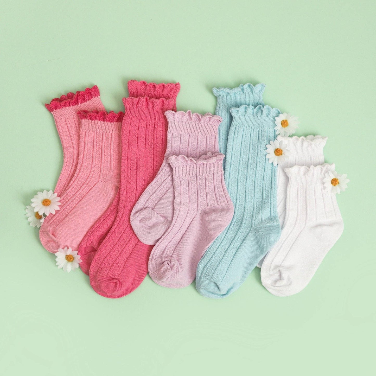 Taffy Frill Knee High Socks