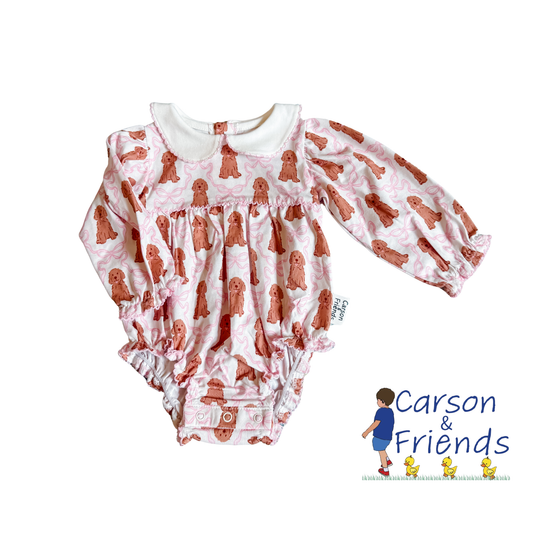 Carson and Friends Long Sleeve Goldendoodles Printed Bubble