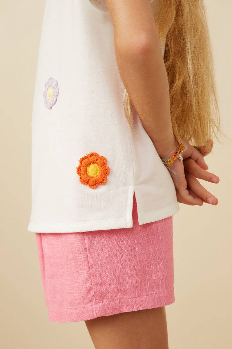 Multi Floral Patched Tee
