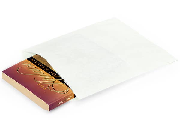 Brown & White Kraft Paper Merchandise Bags