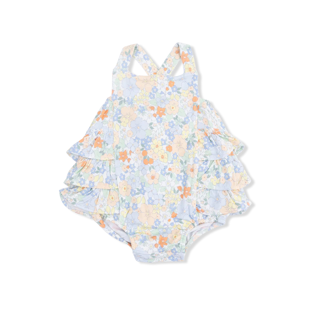 Georgia Floral Ruffle Sunsuit