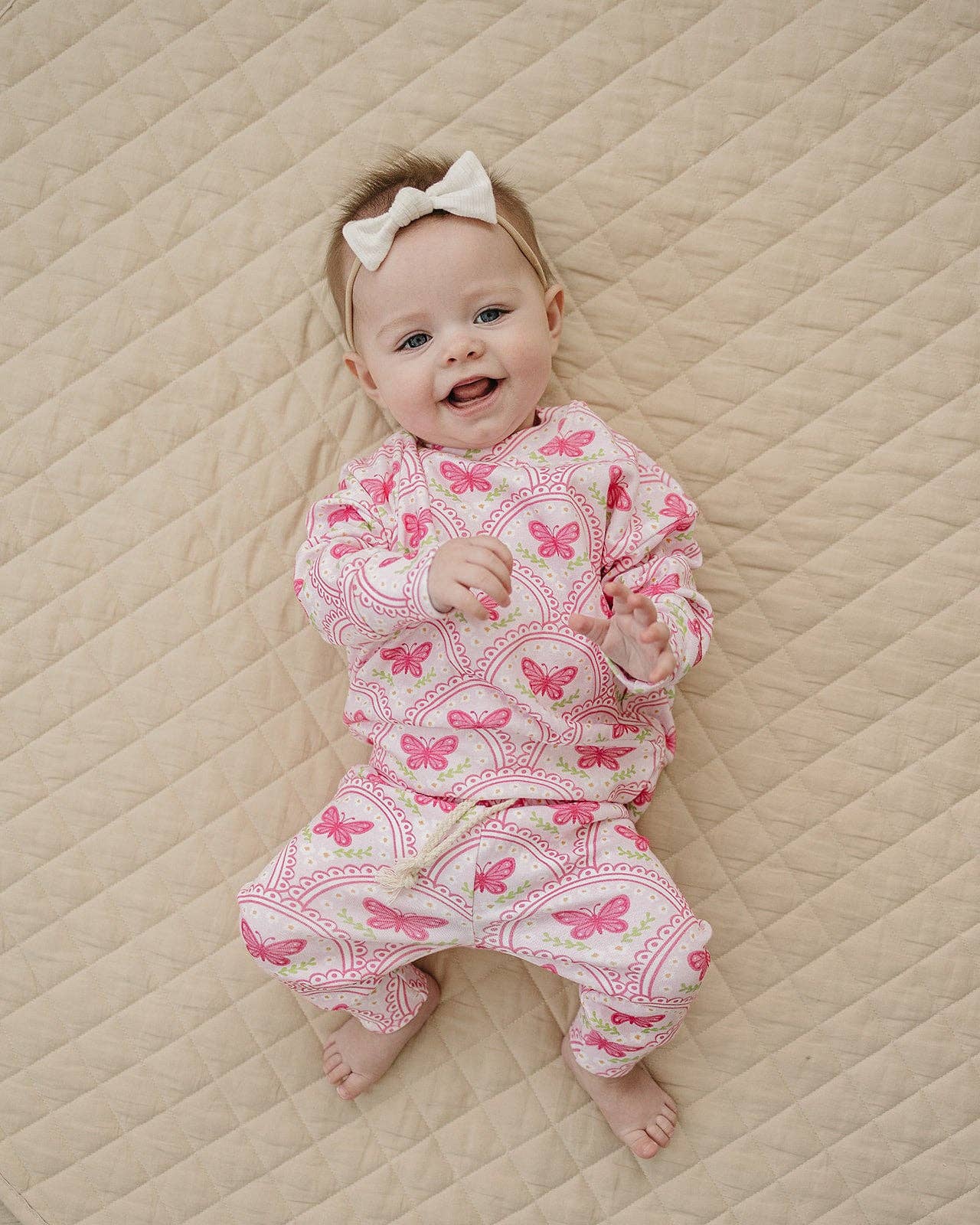 Jogger Set | Pink Butterfly