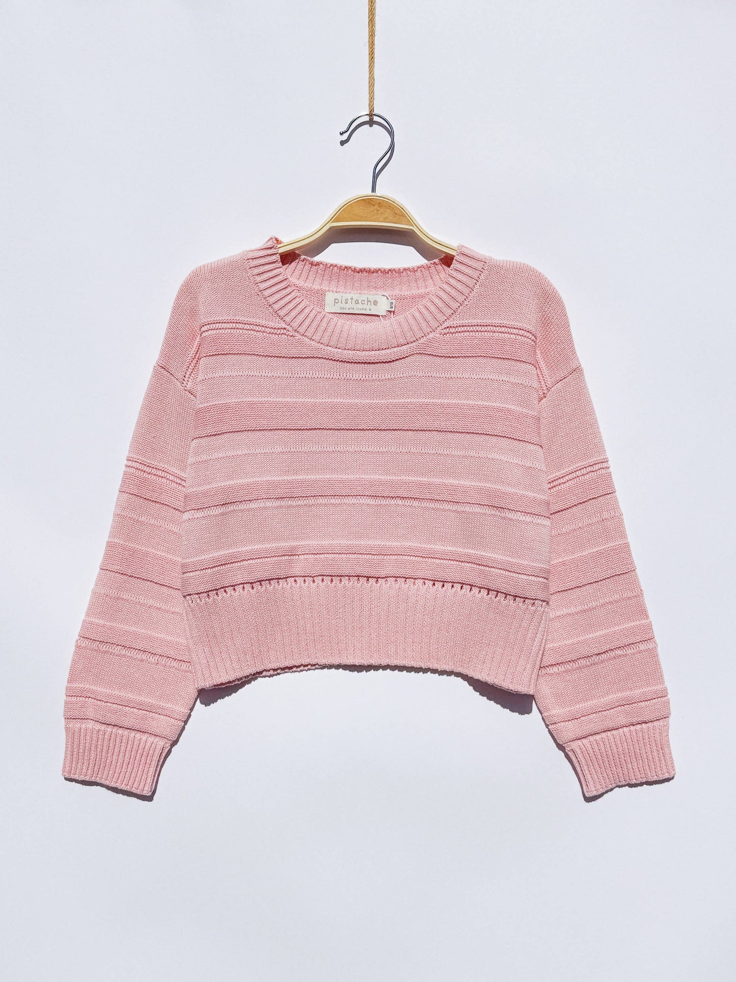 Girls' Knit Sweater - Pink