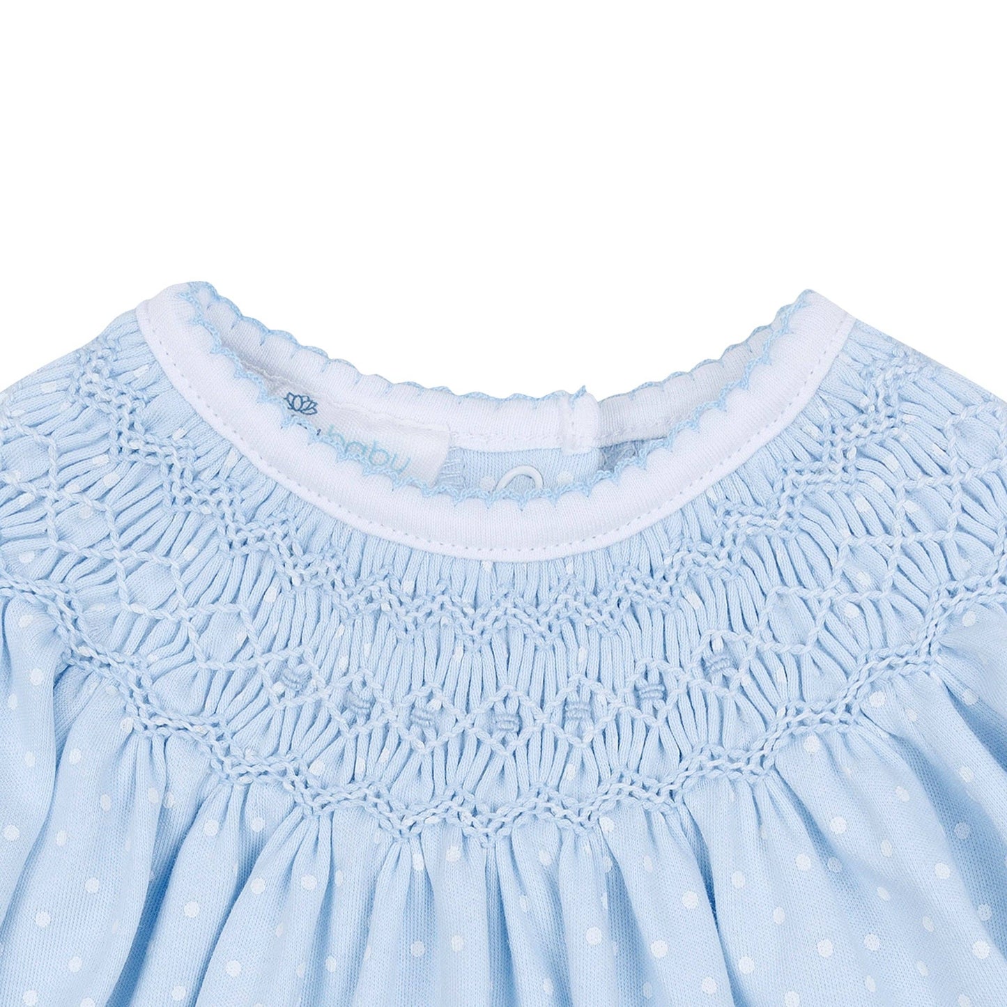 Luca's Classics Bishop Footie - Light Blue