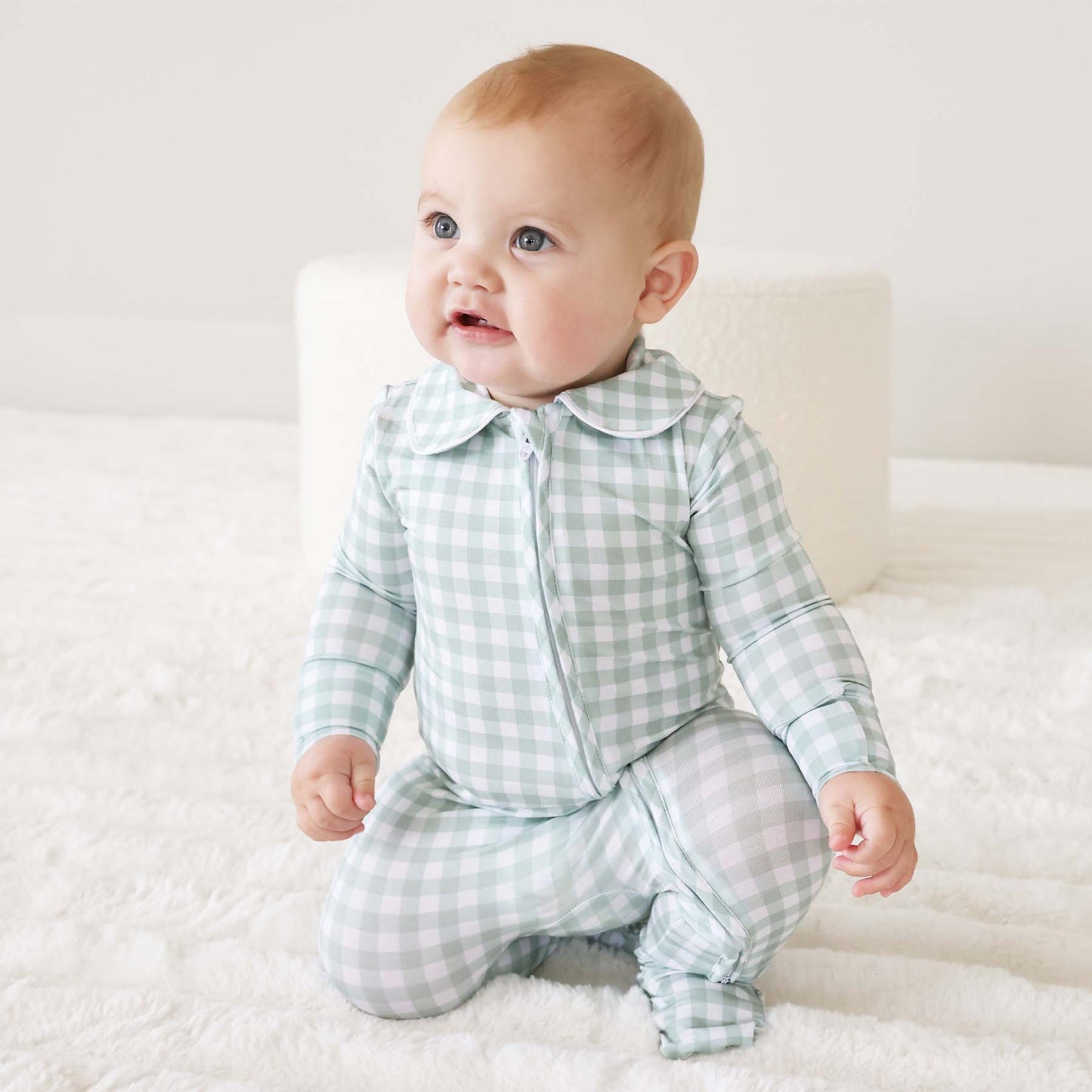 Gingham Footie