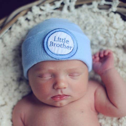 Little Brother Newborn Hospital Hat Many Colors Available