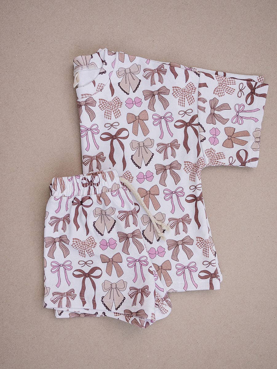 Shorts Set | Mocha Bows