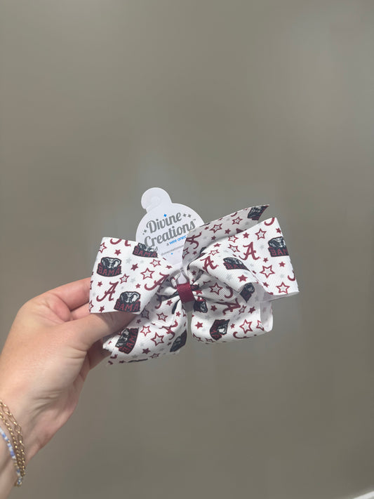 King College Star Print Bama Bow