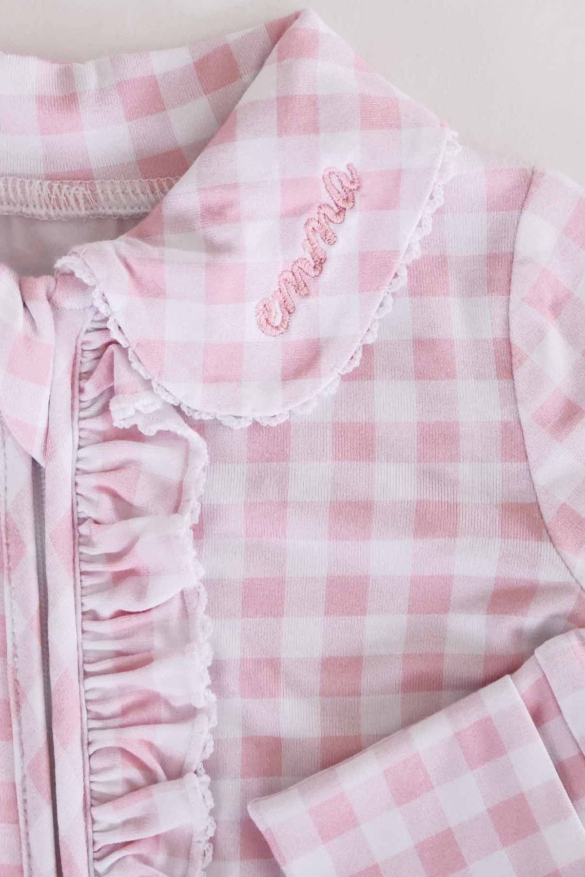 Peter Pan Collar Footie