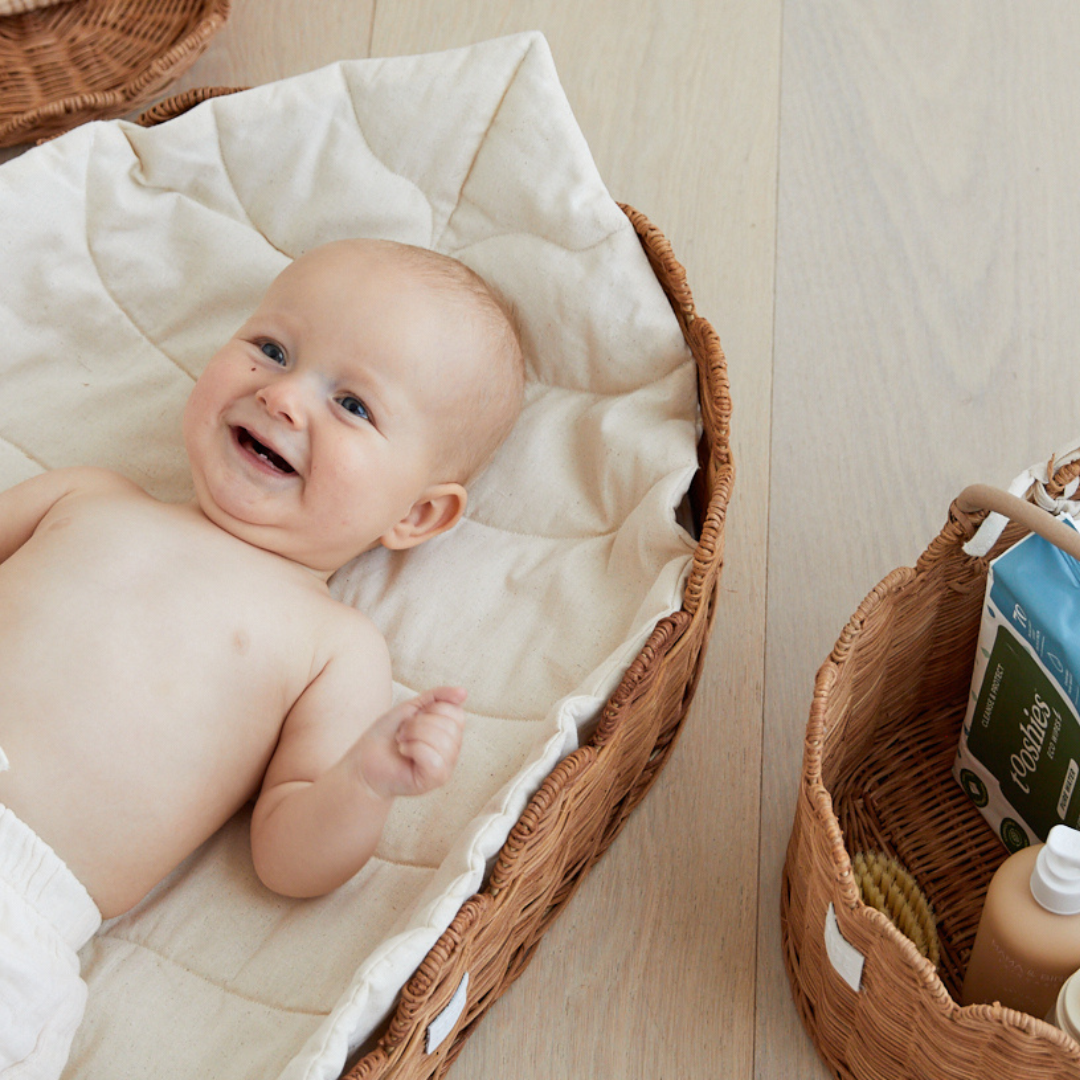 POPPY DIAPER CADDY MOCCA
