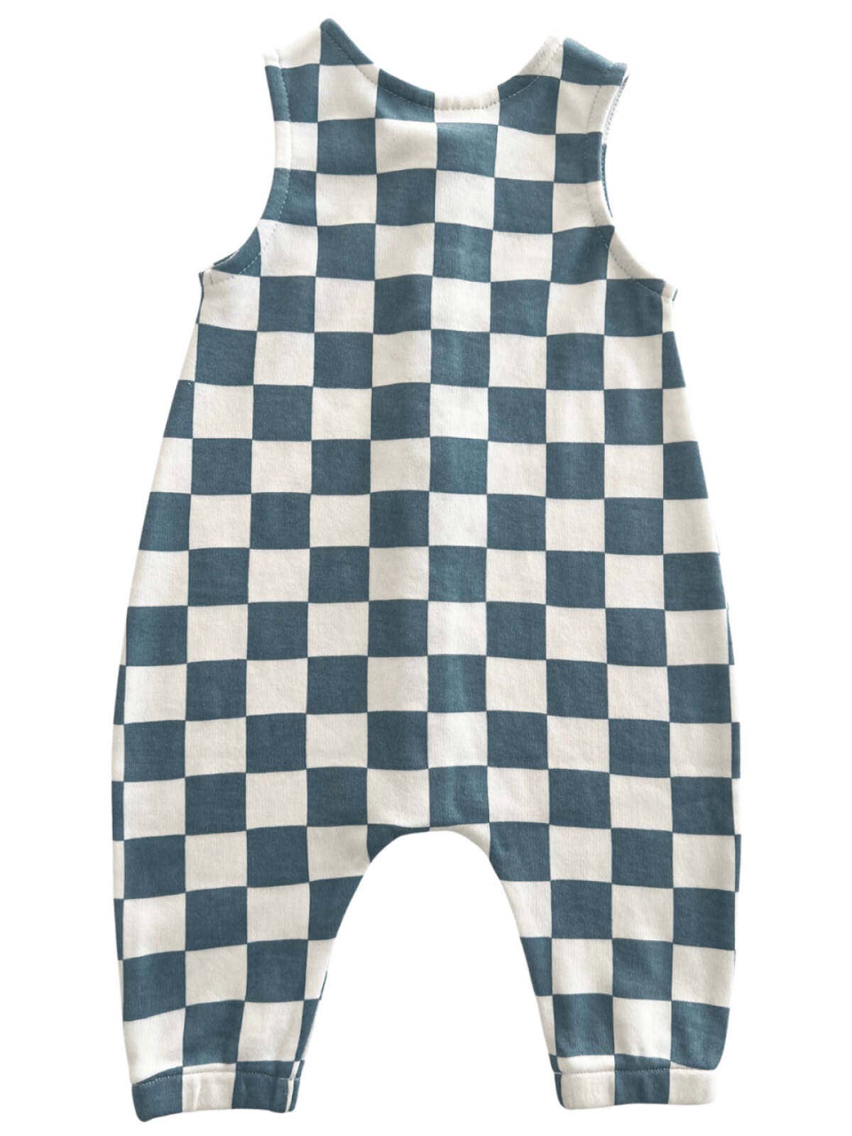 Blueberry Checkerboard Jumpsuit