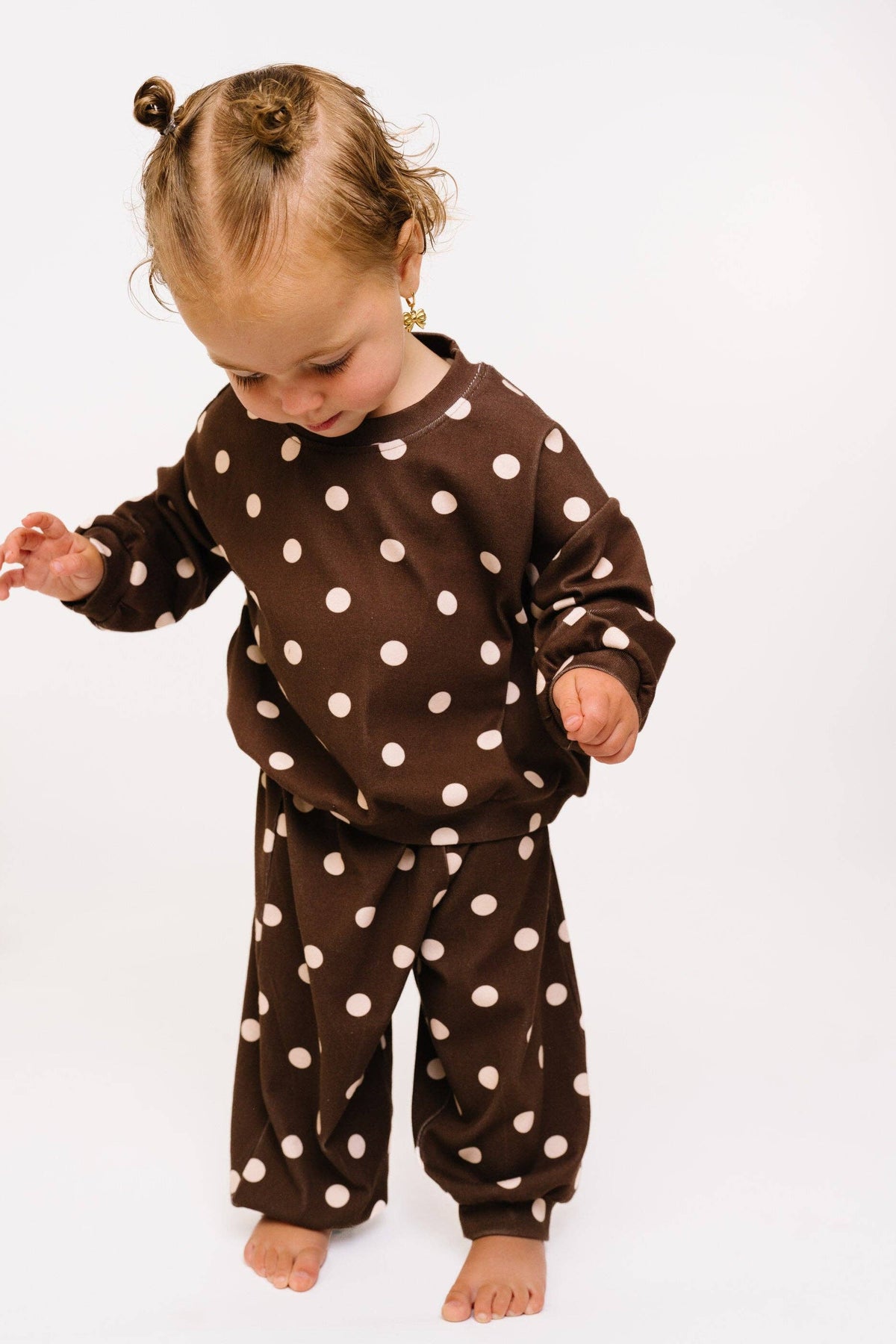 Espresso Polkadot Sweatsuit