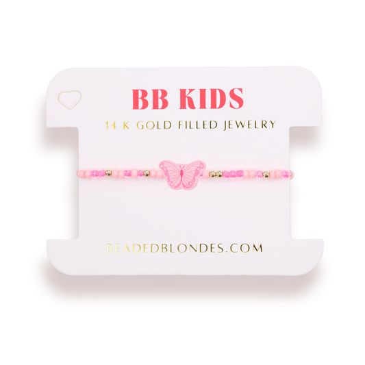 Butterfly Bracelet on Color (Kids Size)