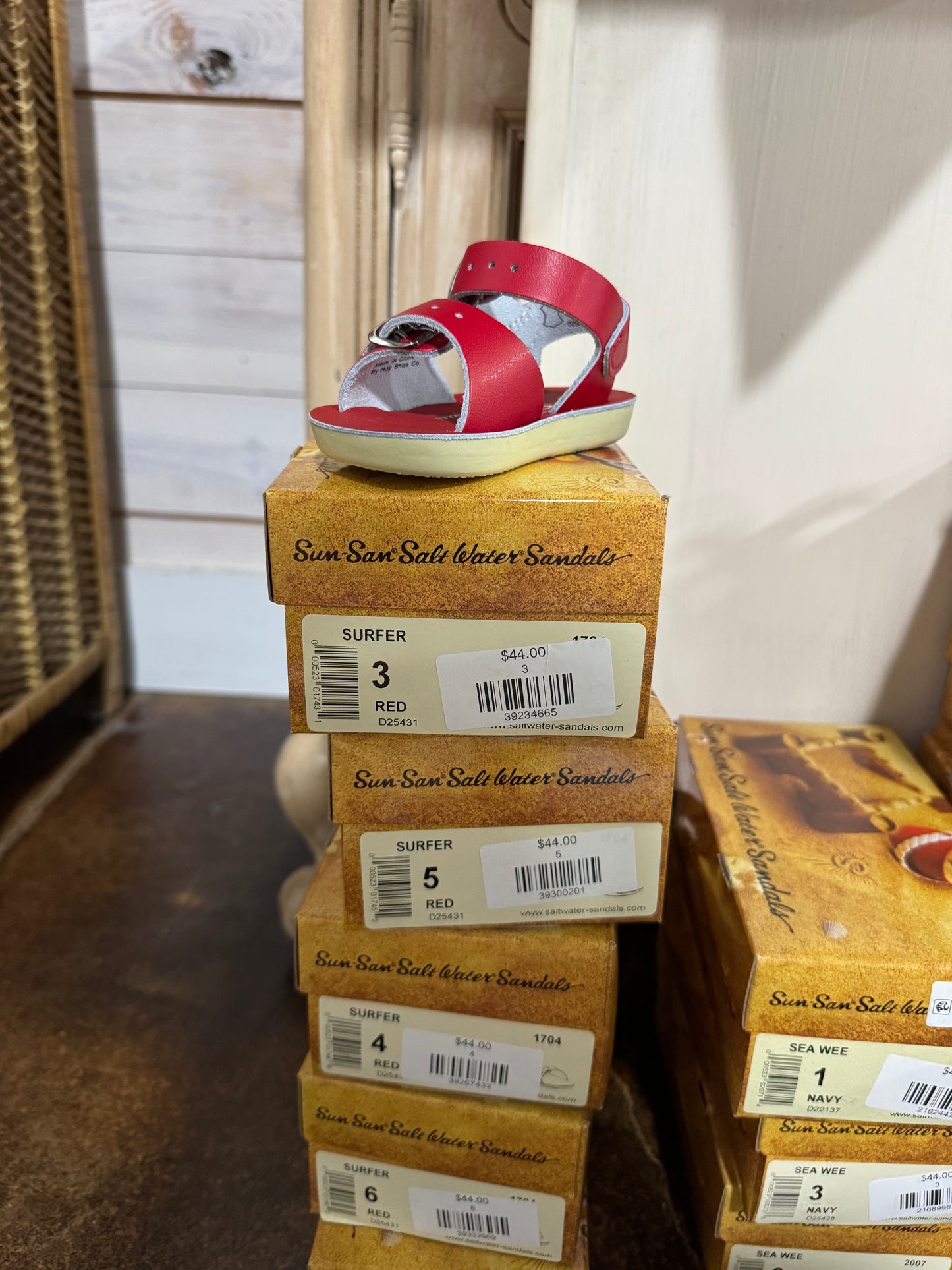 Sun Sans Infant Red