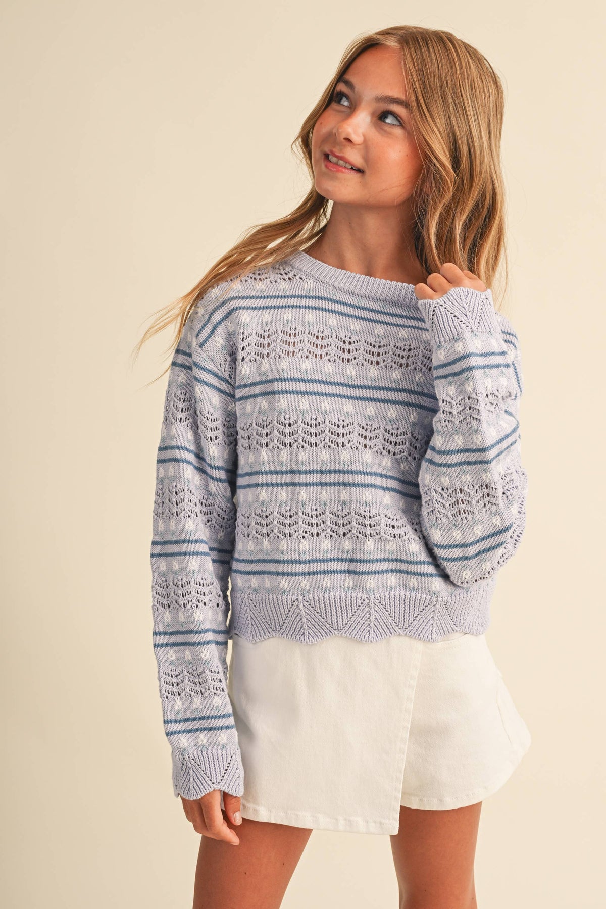 Pull Over Pointelle Top