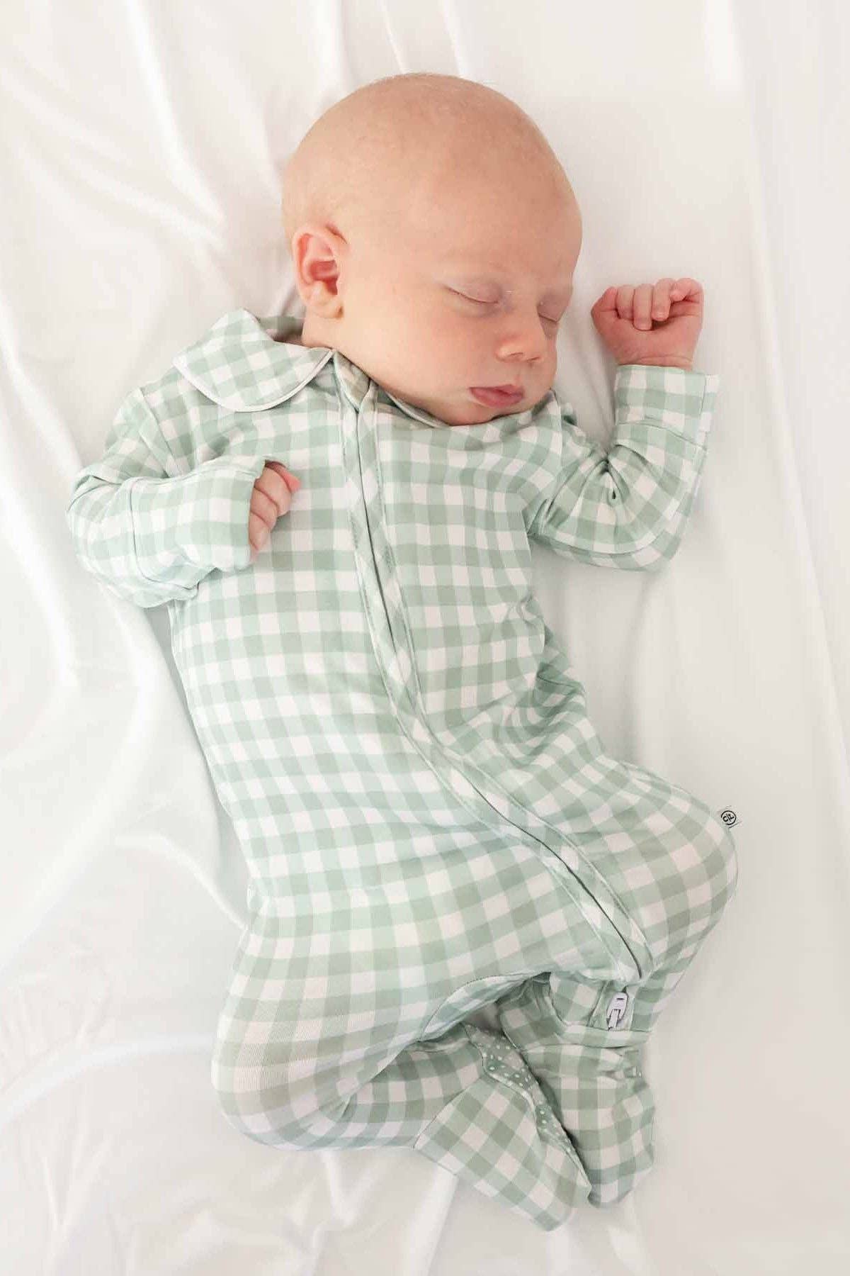 Gingham Footie