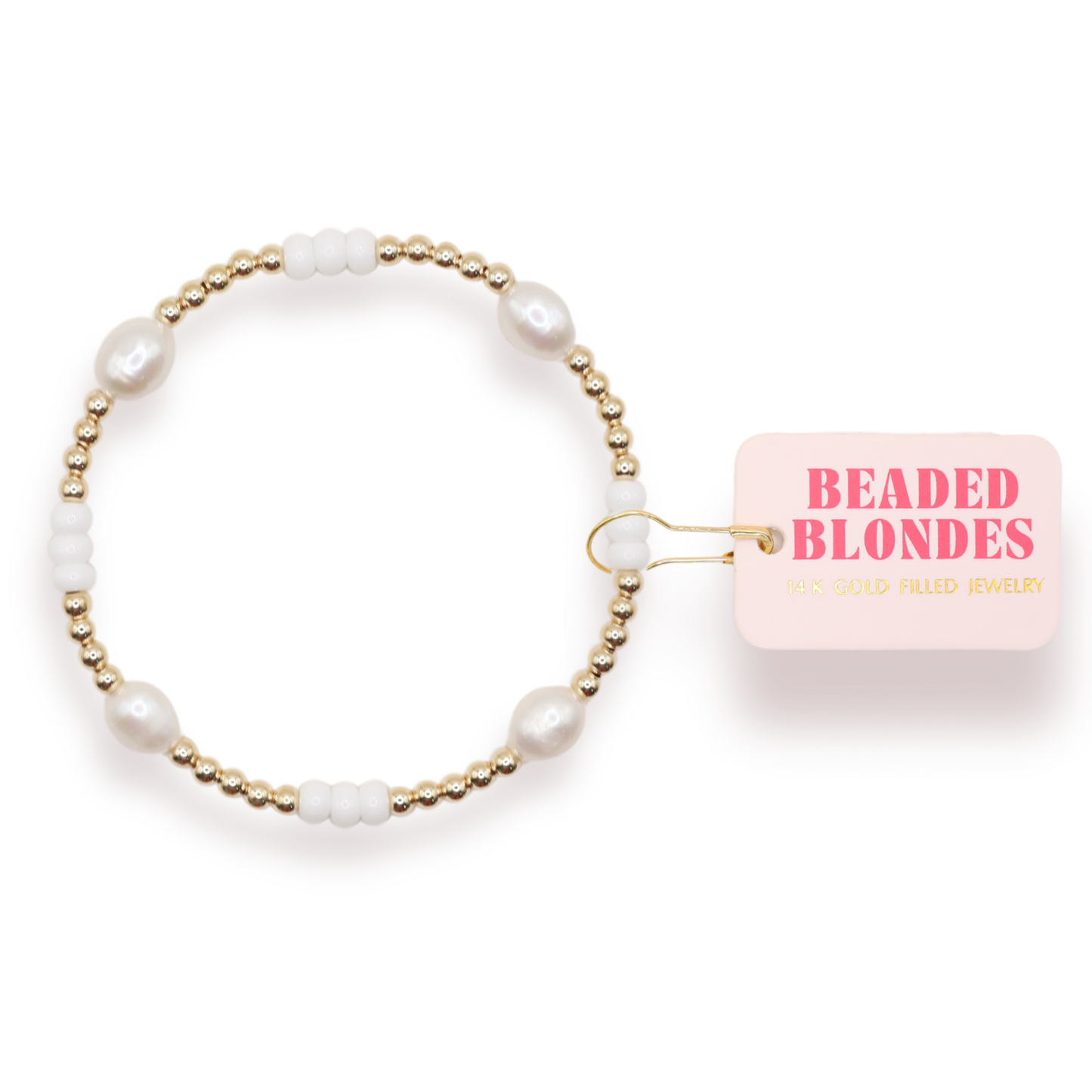 White Pearl Poppi Bracelet (Kids Size)