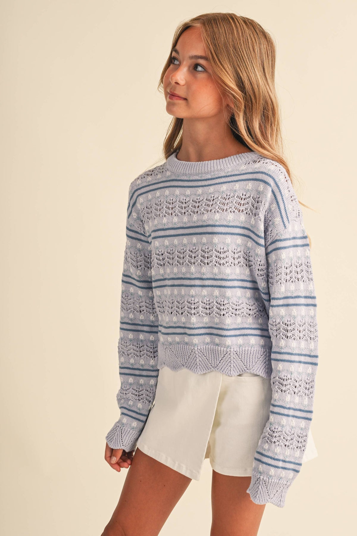 Pull Over Pointelle Top
