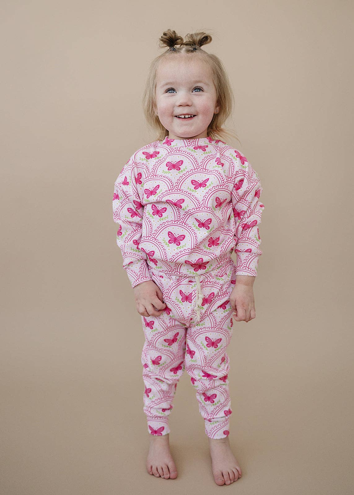 Jogger Set | Pink Butterfly