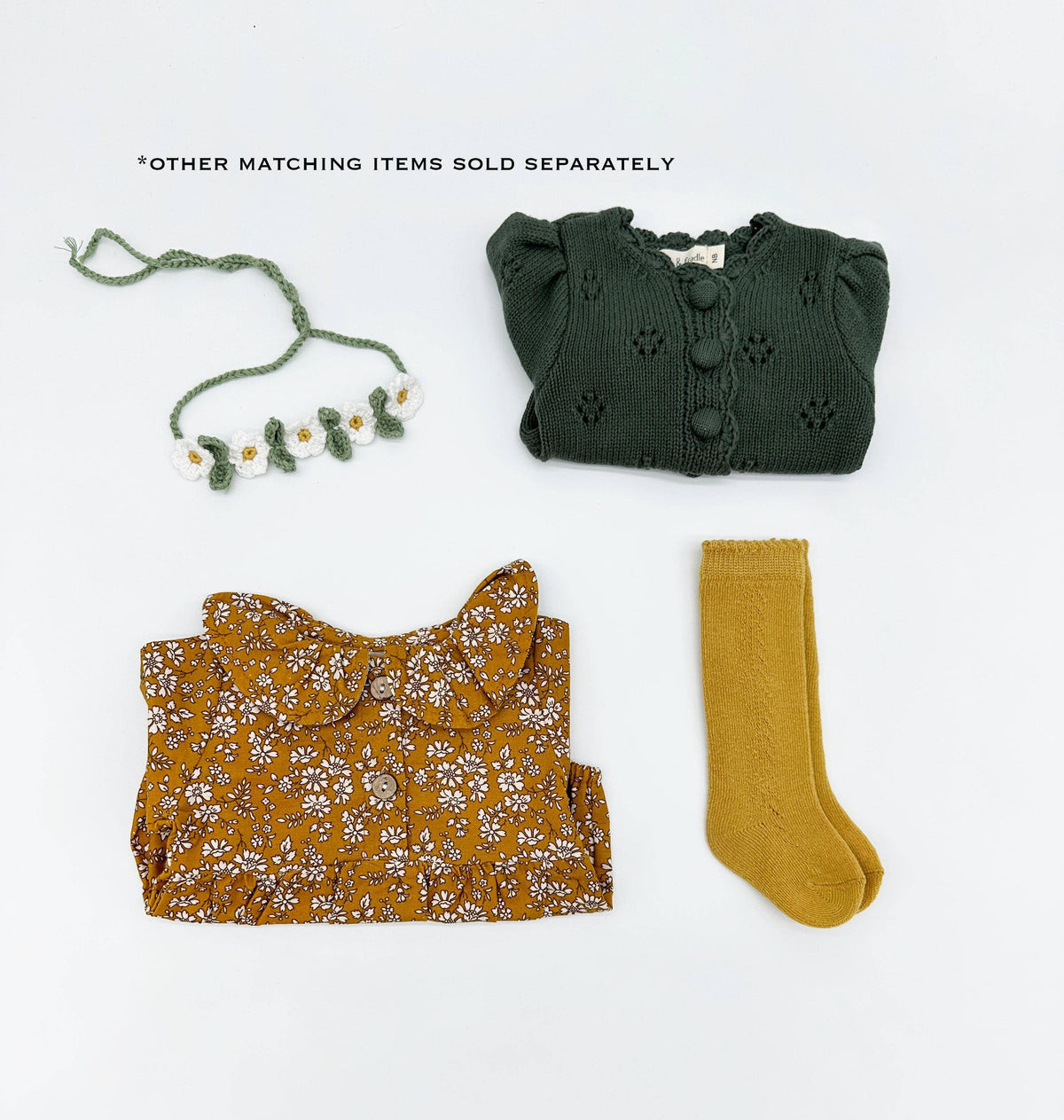 Mustard Floral Romper