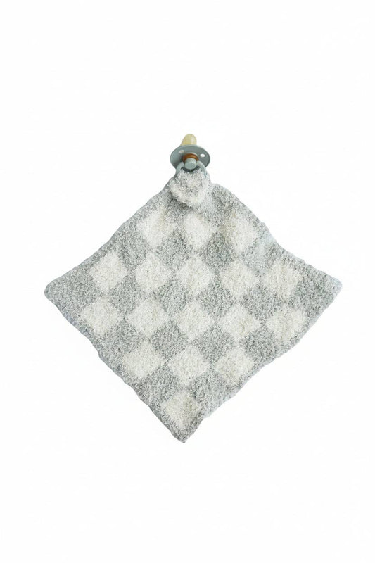 CuddleLane™ Luxe Lovey | Sage Check
