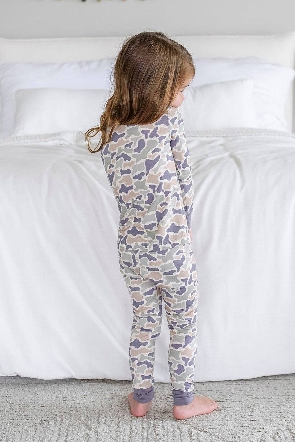 Two Piece PJ Set | Camo Cutie