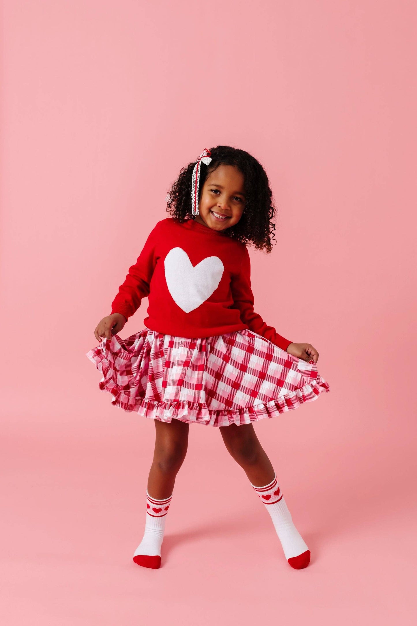 Valentine's Athletic Crew Sock