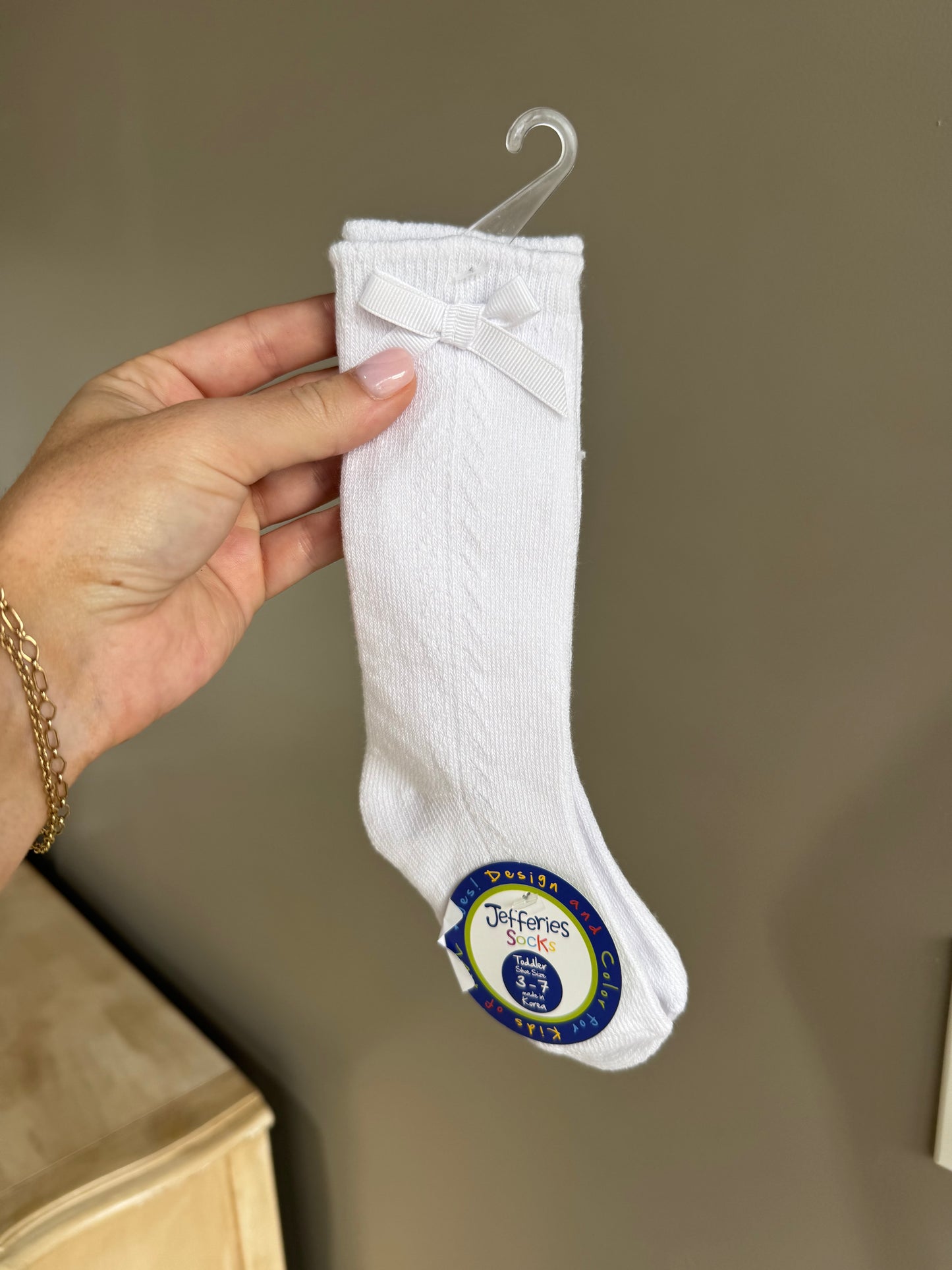 Tall Bow Sock