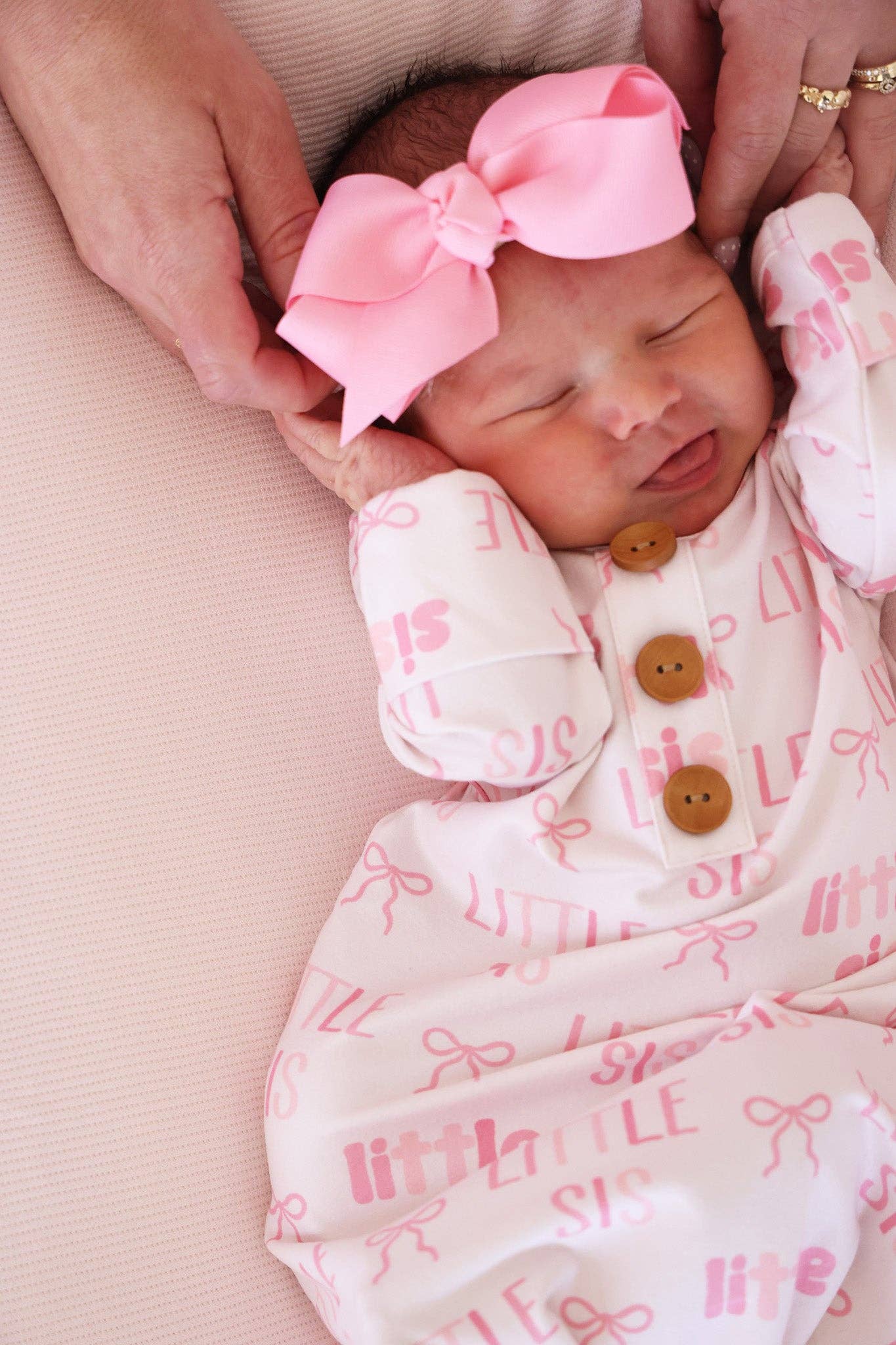 Newborn Knot Gown Little Sis