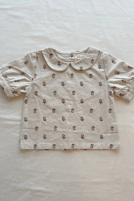 Vanilla 'tiny bloom' blouse