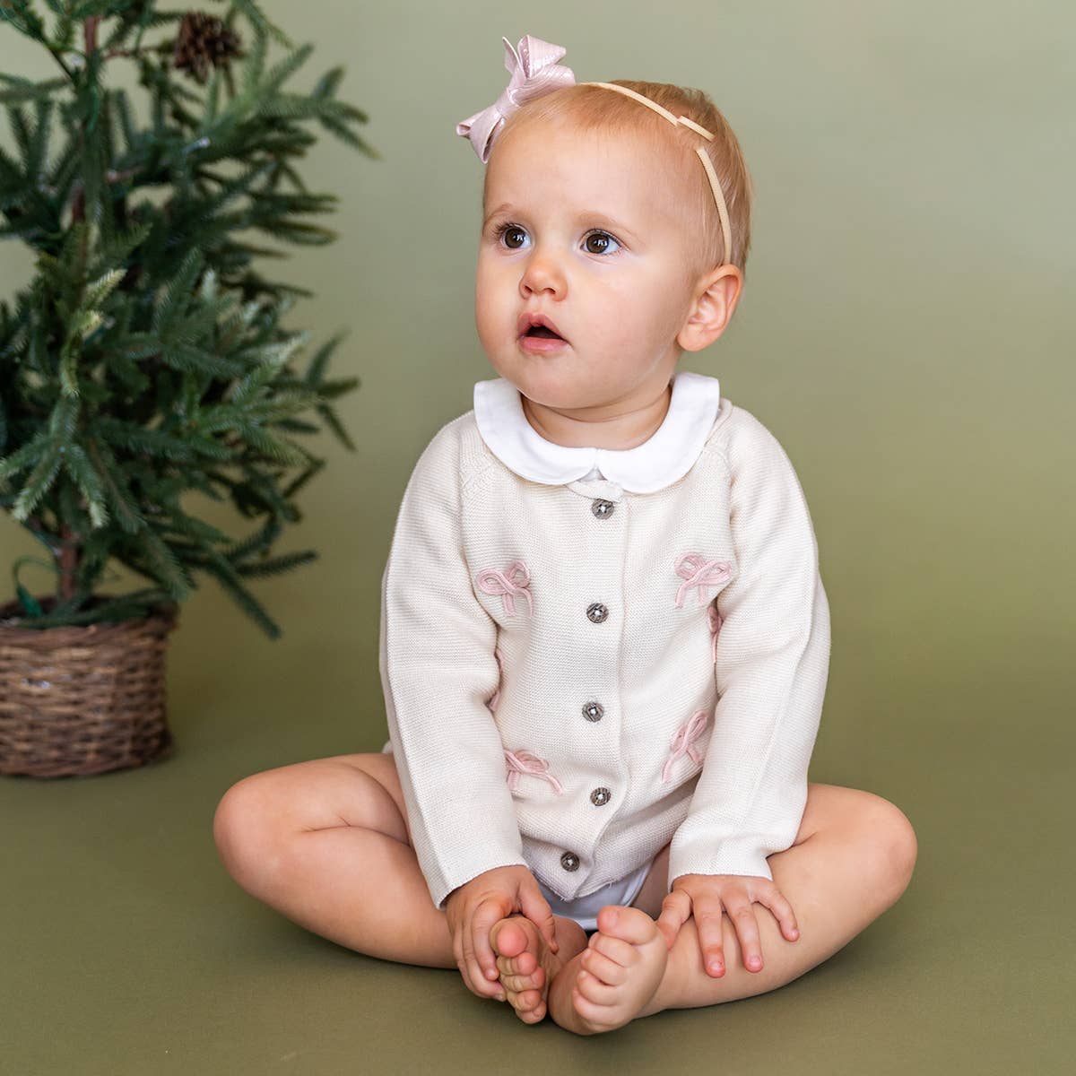 Bow Cardigan