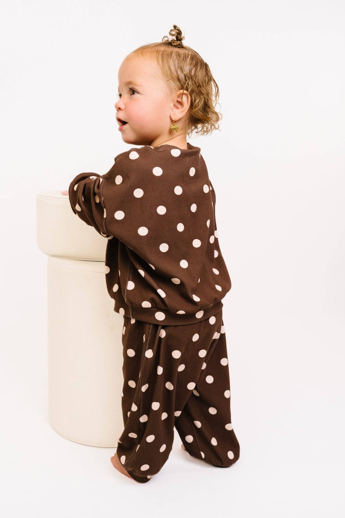 Espresso Polkadot Sweatsuit