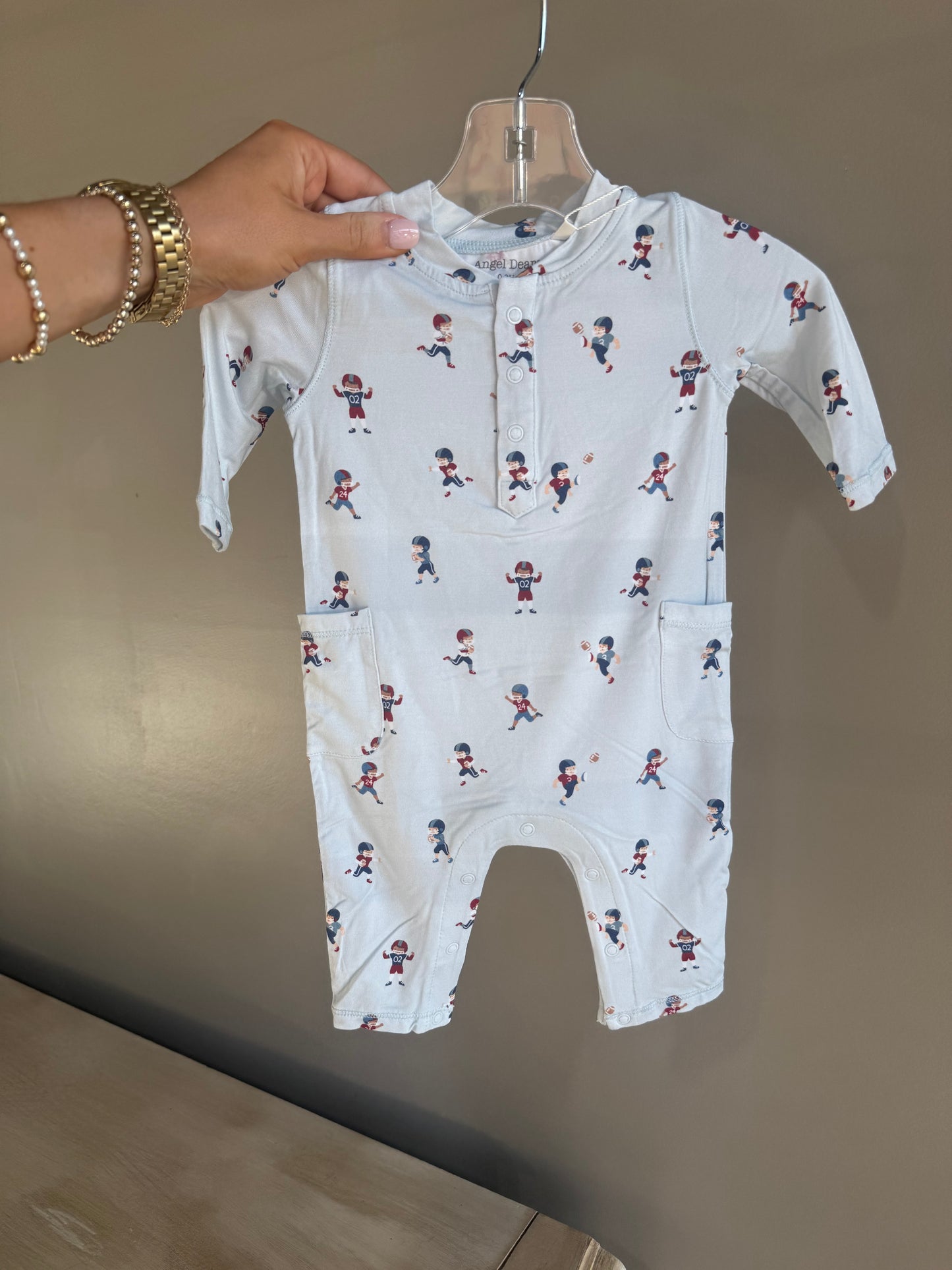 Tiny Footballers - Uni Romper