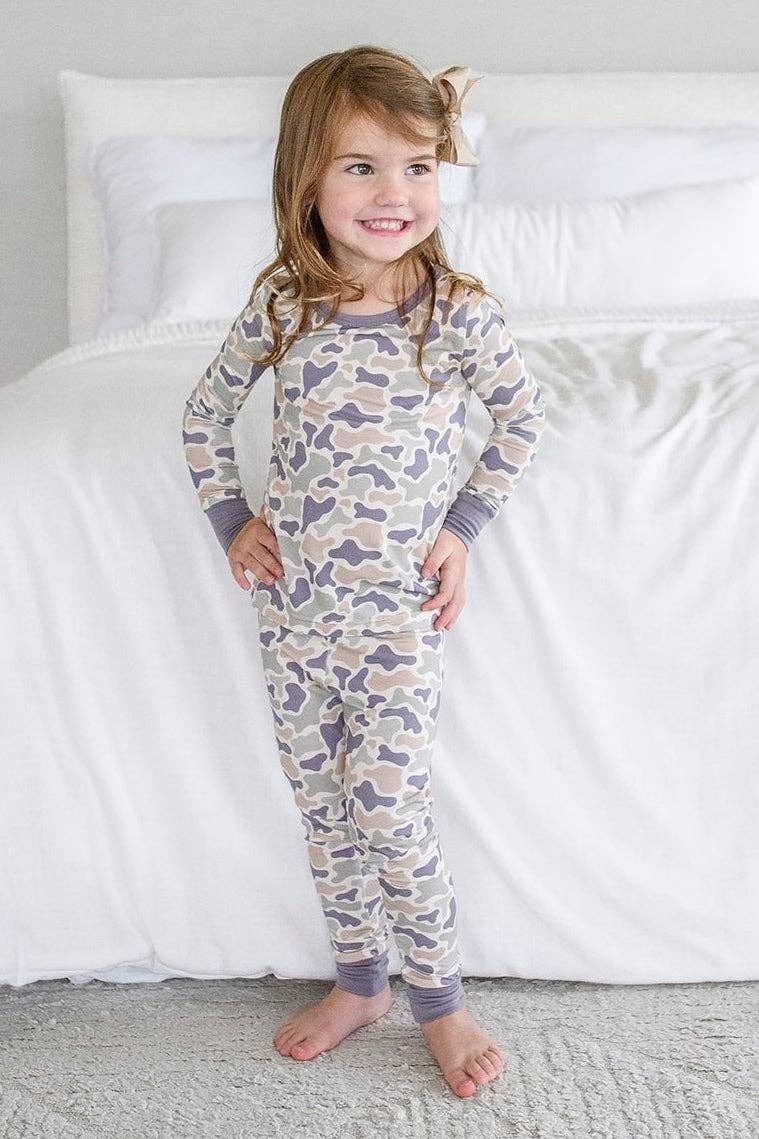 Two Piece PJ Set | Camo Cutie