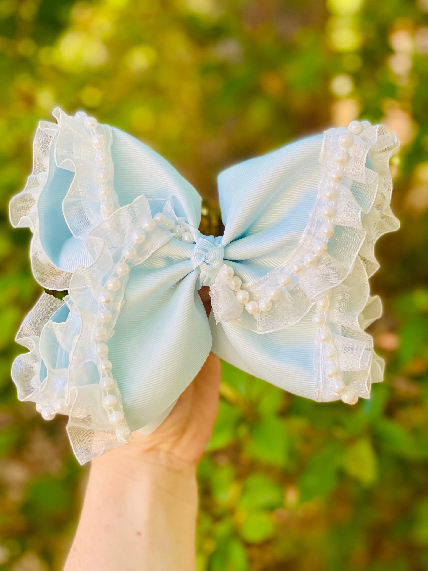 Blue Pearl Bow