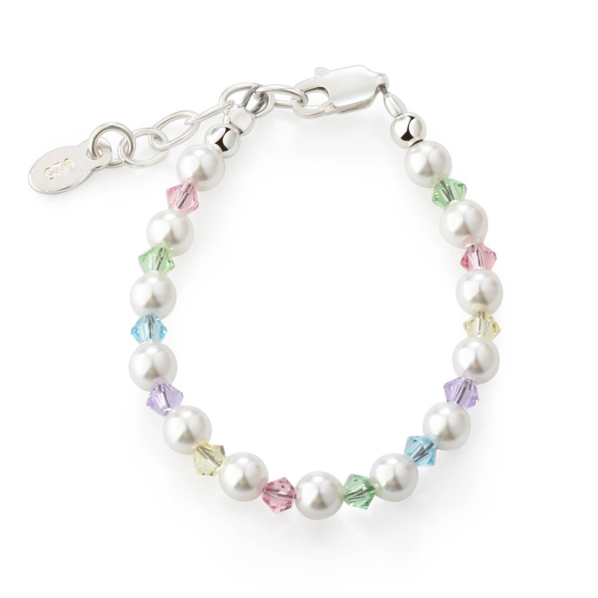 Sterling Silver Crystal Bracelet